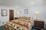 Mammoth Lakes Vacation Rental Wildflower 61 -Master Bedroom with a Comfortable King Bed